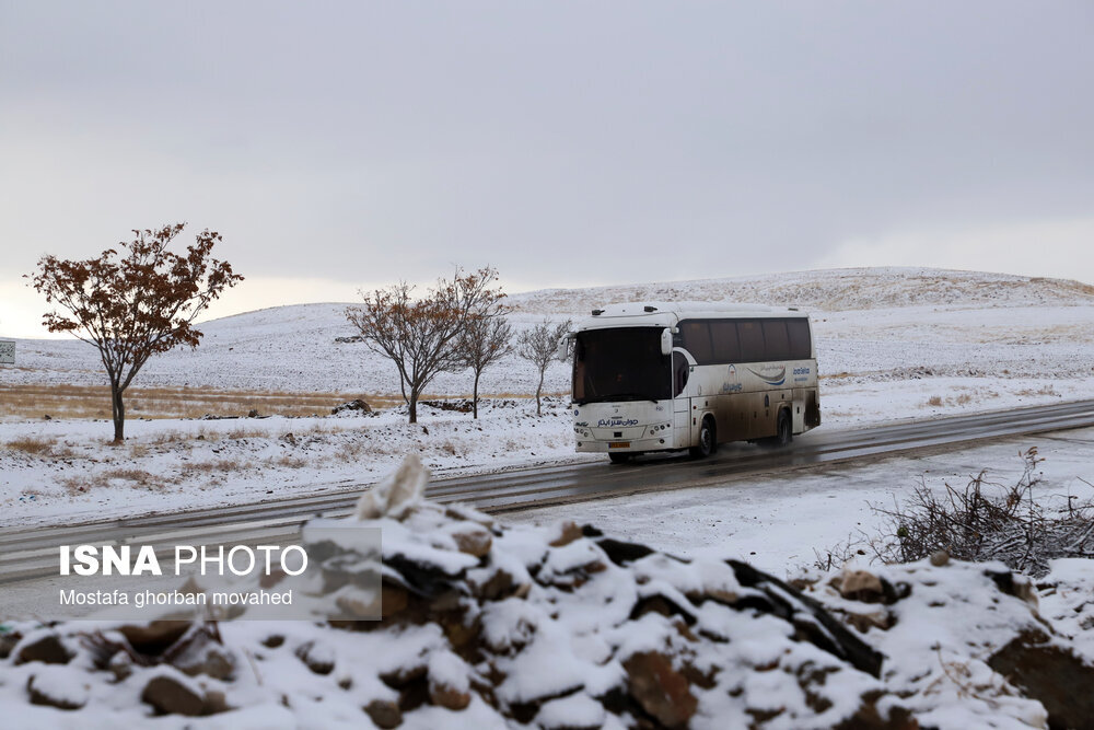 بارش برف زمستانی در شهرستان اهر