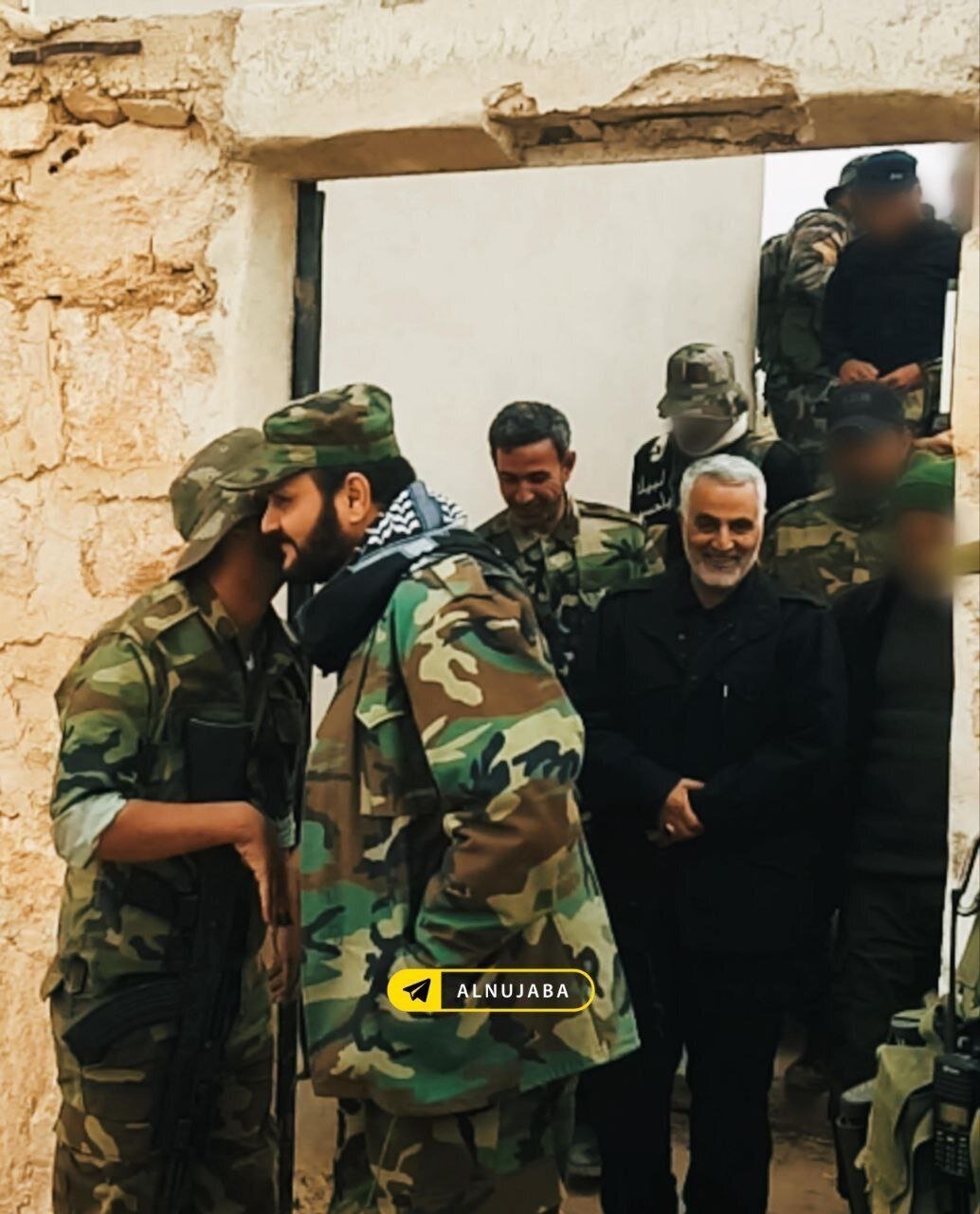 انتشار برای اولین بار | تصاویر حاج‌قاسم و فرماندهان عراقی در سوریه‌