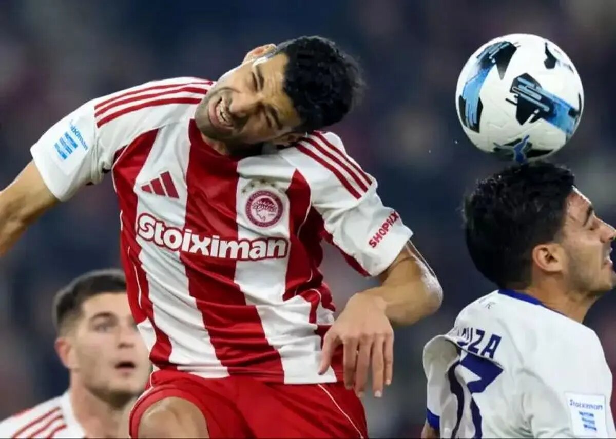 حضور طارمی در ترکیب المپیاکوس مقابل سرته