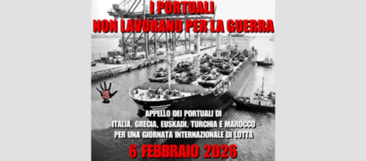 فراخوان اعتصاب مجدد کارگران بنادر ایتالیا: به ماشین جنگی اسرائیل کمک نمی‌کنیم