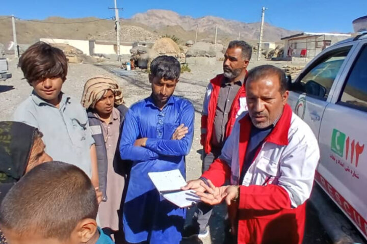 امدادرسانی به ۹ روستا و ۳۵۷ خانوار محصور در سیل بخش گوهران بشاگرد