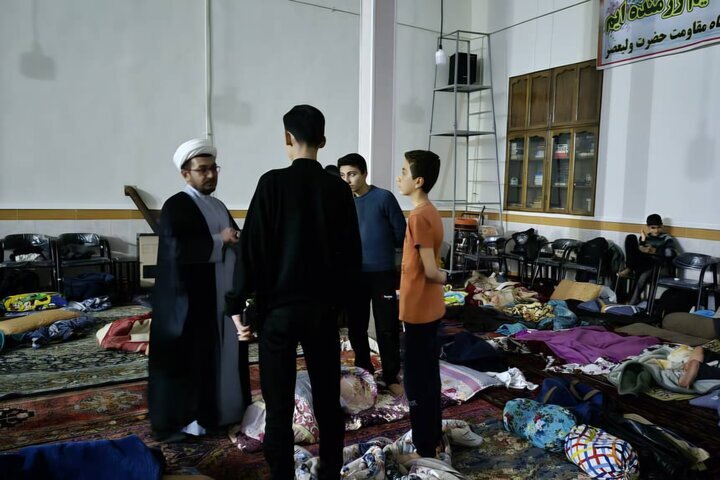 آغاز پرشور اعتکاف دانشآموزی در هشترود با حضور گسترده نوجوانان