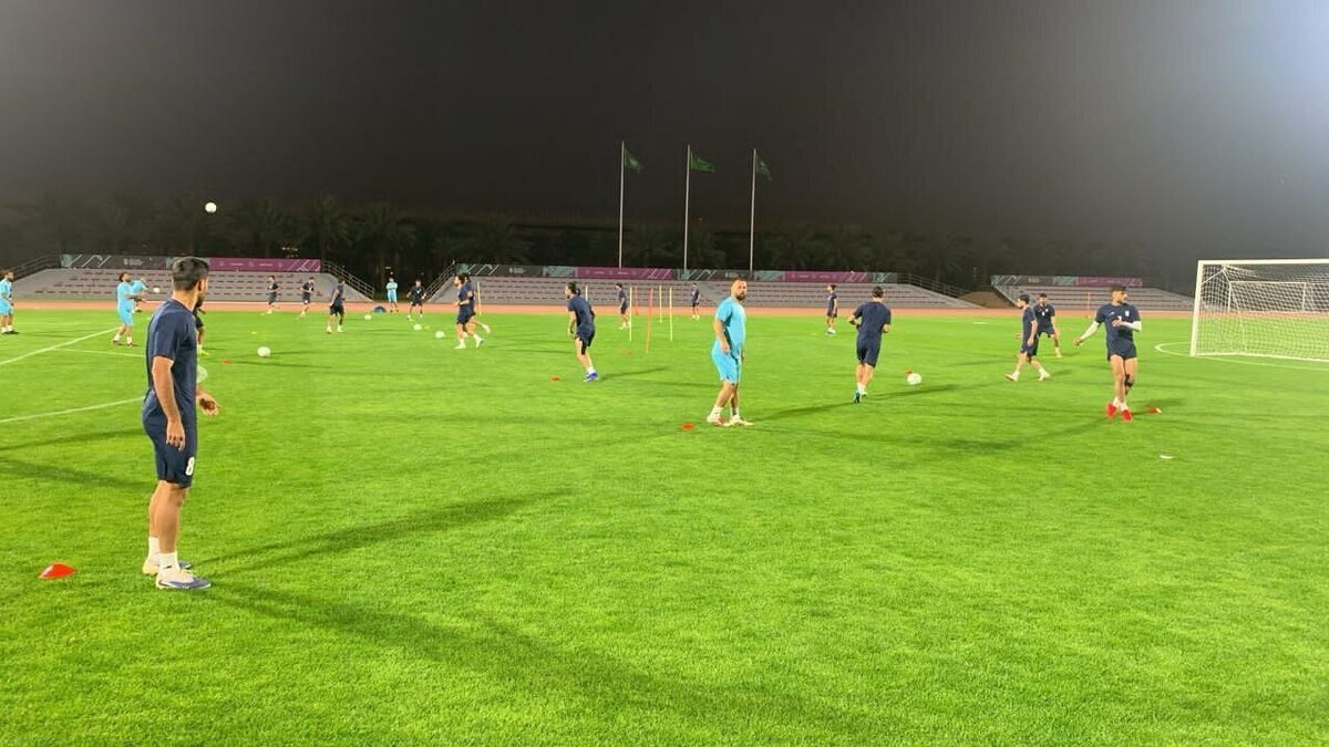 در نخستین تمرین تیم فوتبال امید در ریاض چه گذشت؟