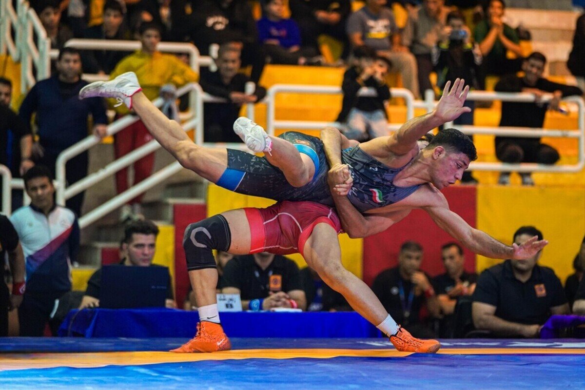 نفرات برتر ۵ وزن دوم رقابت‌های کشتی فرنگی جوانان