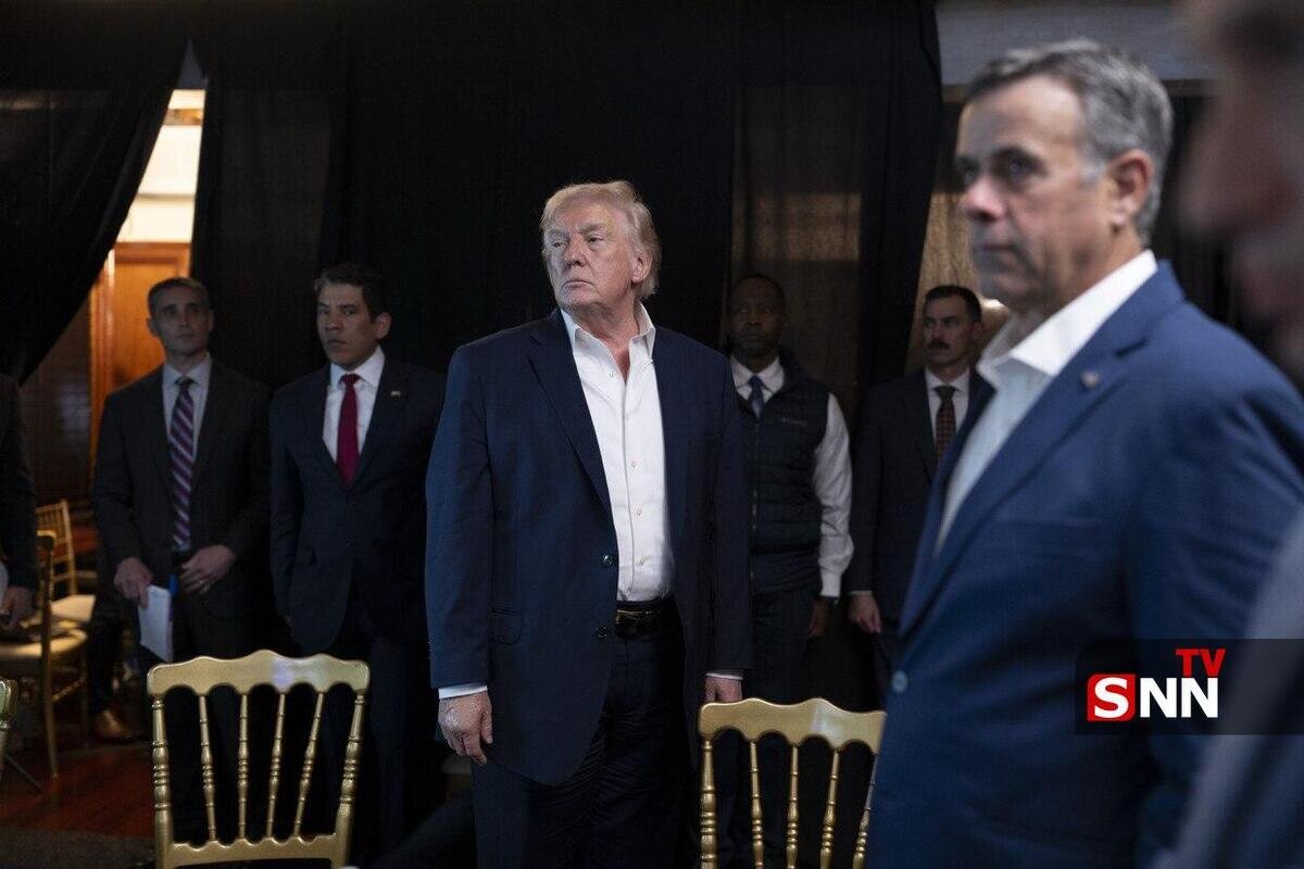 تصاویر جدید ترامپ در حال تماشای تجاوز به ونزوئلا + عکس