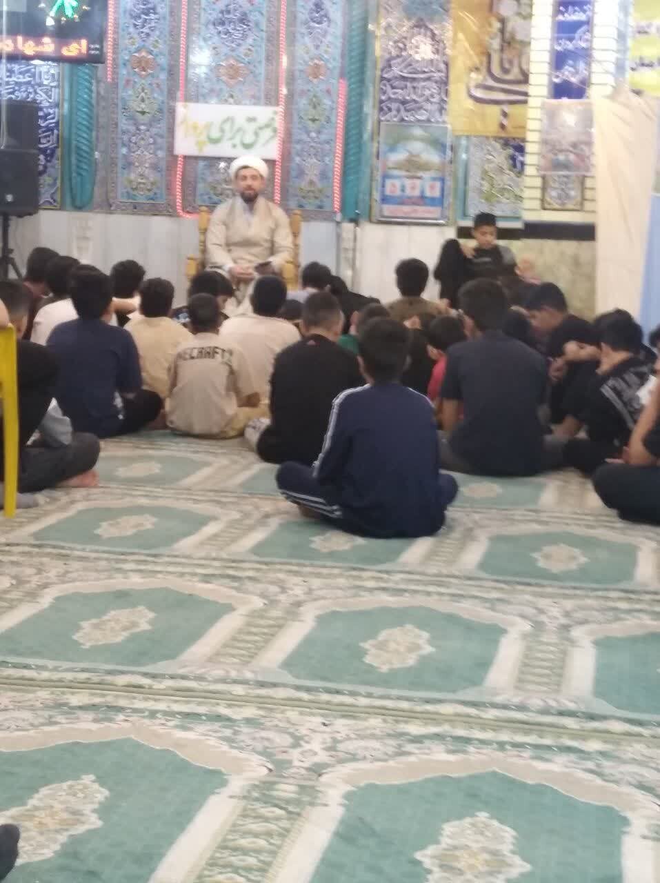 گزارش تصویری از برگزاری مراسم معنوی اعتکاف در محله گورت اصفهان