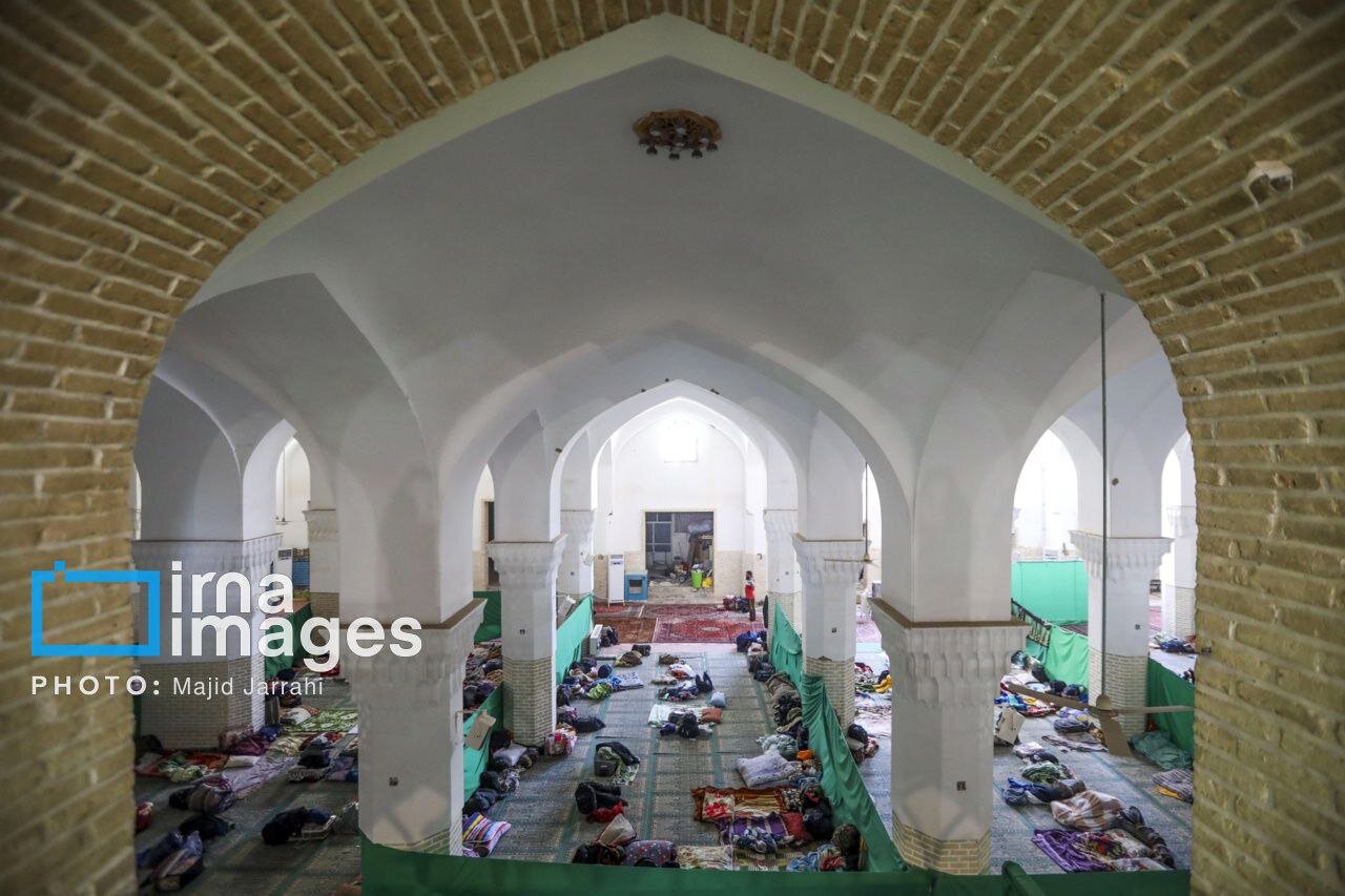 مراسم معنوی اعتکاف در مسجد ملا اسماعیل یزد