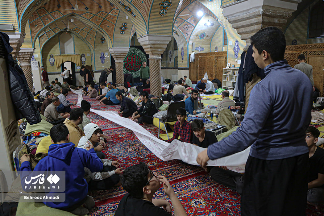 تصاویری از اعتکاف در مساجد کرمانشاه