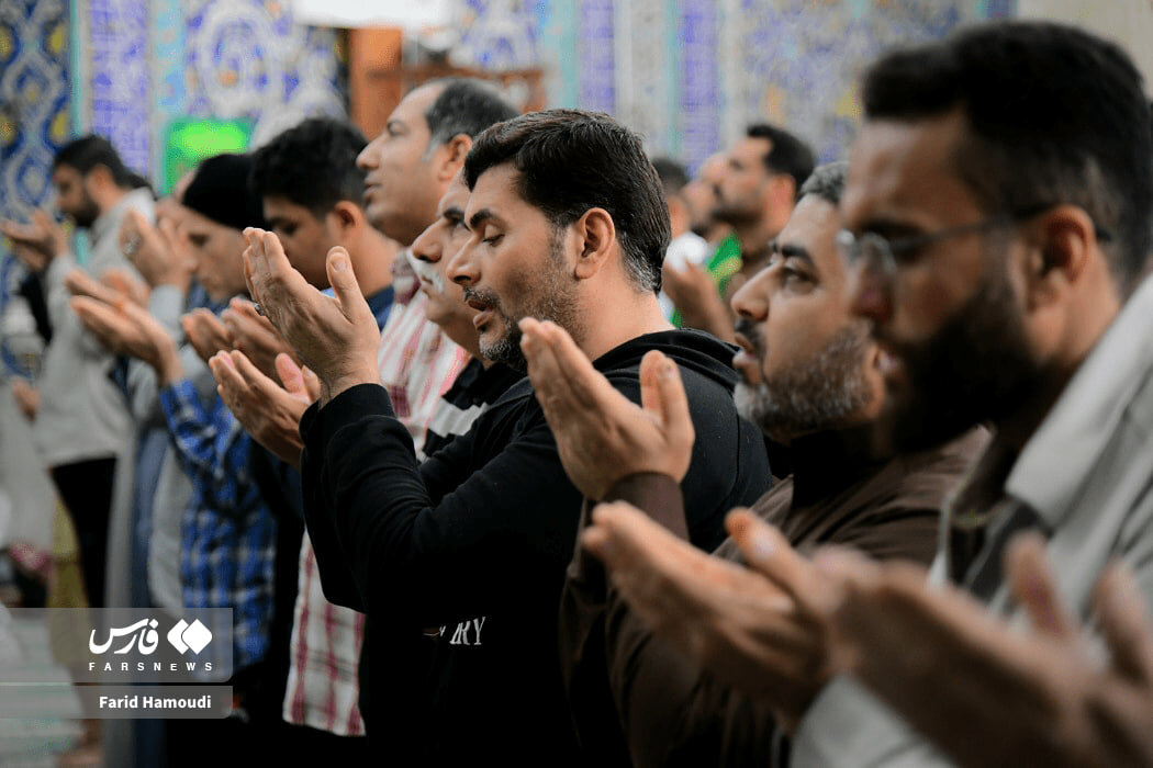 آیین معنوی اعتکاف در مساجد آبادان