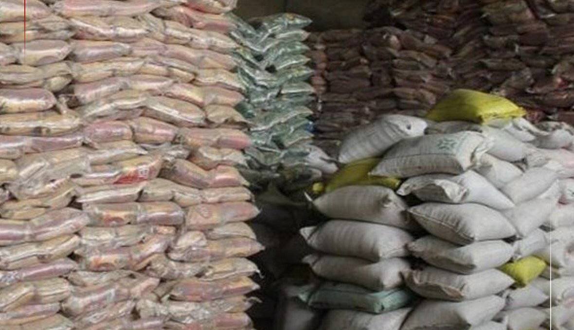 کشف بیش از ۱۶ هزار تن کالای اساسی احتکاری در ۴ عملیات