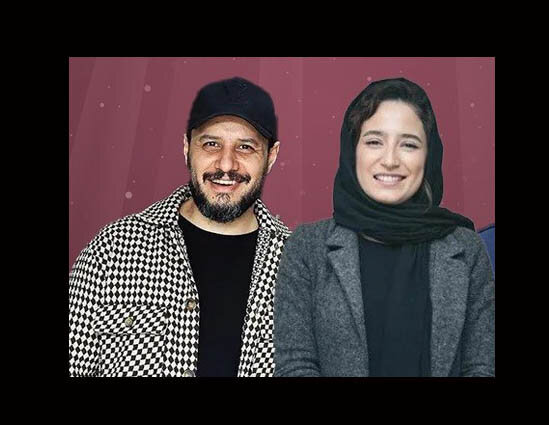 جواد عزتی و خانم بازیگر در پشت صحنه سریال وحشی | ببینید