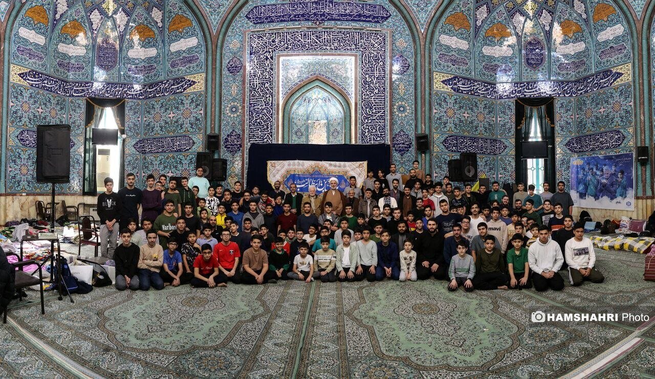عکس/ رکورد حضور جوانان و نوجوانان در اعتکاف امسال