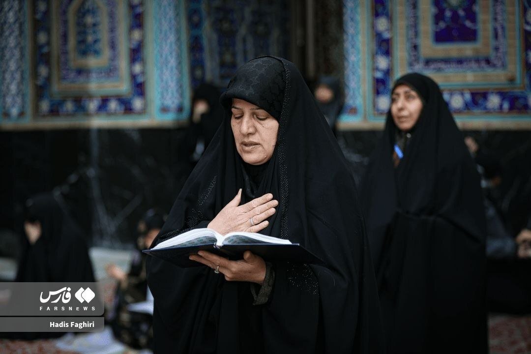 عکس/ آیین معنوی اعتکاف در حرم امام رضا(ع)