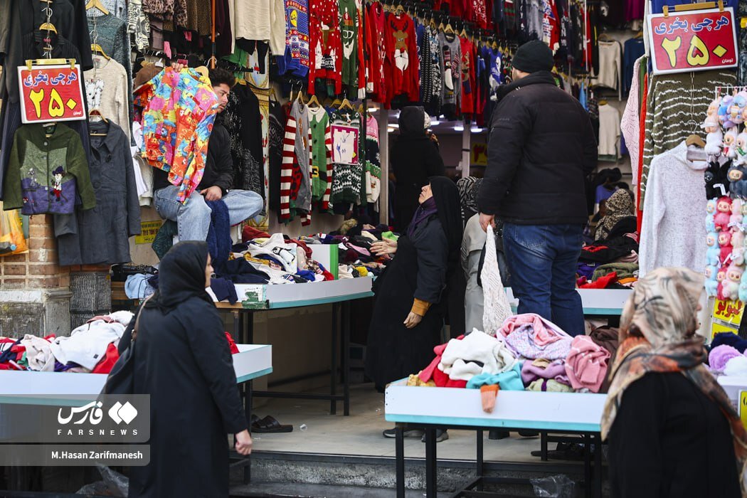 عکس/ گرمی بازار در سرمای دی