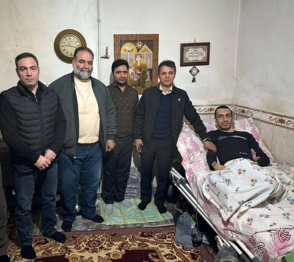 حسن رنگرز آرزوی هوادار قطع نخاعی را برآورده کرد