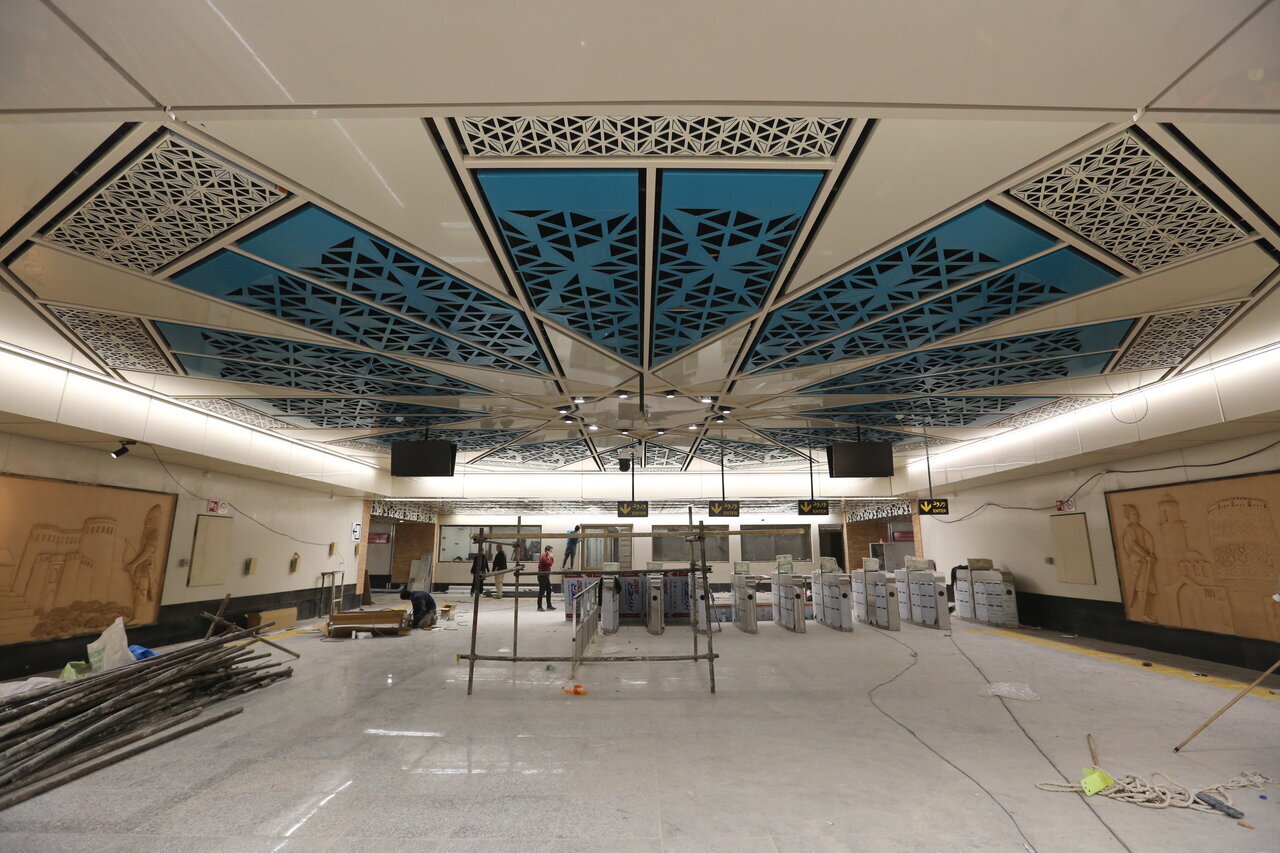 ایستگاه سرباز دی ماه افتتاح می‌شود