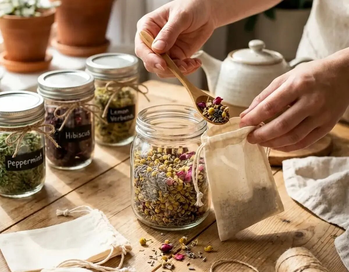 ۲ روش ساده برای درست کردن تی بگ خانگی بدون دردسر