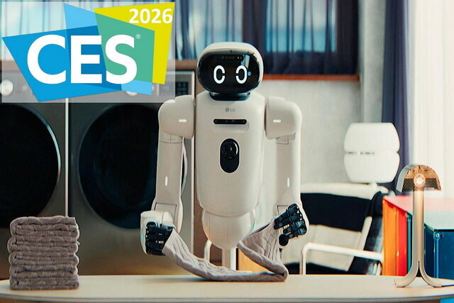 رونمایی ال‌جی از ربات تاکننده لباس‌!