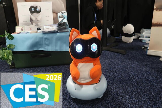 رباتهای بامزه و پشمالوی ژاپنی در نمایشگاه CES 2026