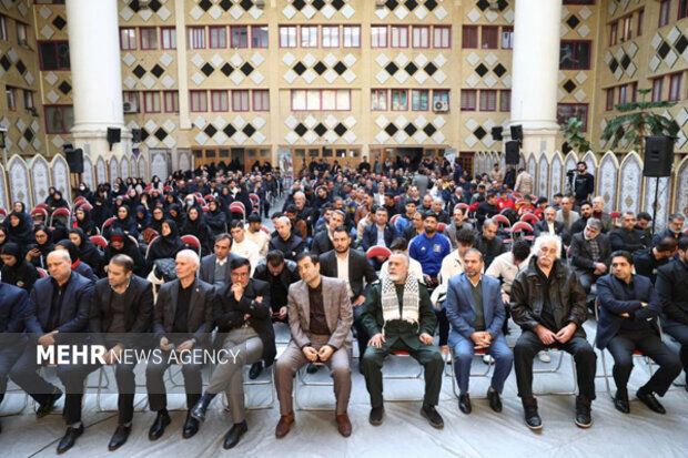 حضور پررنگ جامعه ورزش در مراسم ششمین سالگرد سردارشهید حاج قاسم سلیمانی