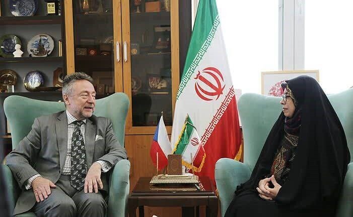 تأکید بر گسترش همکاریهای علمی و فرهنگی دانشگاه تهران با دانشگاههای چک