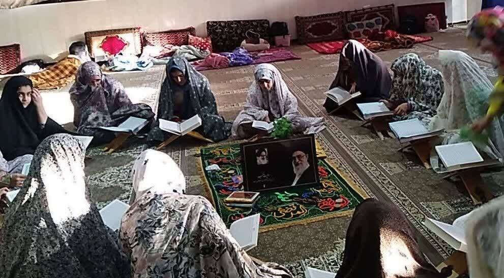 برگزاری اولین دوره مراسم معنوی اعتکاف در روستای تکه + عکس و فیلم