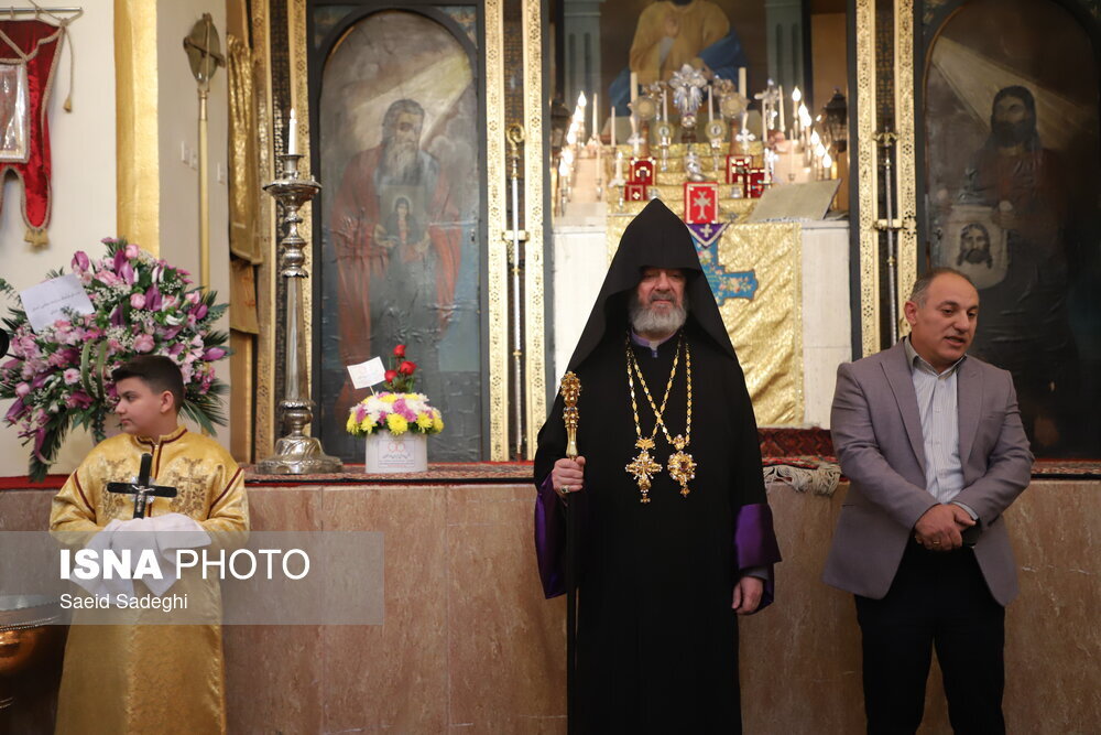 مراسم تولد و غسل تعمید حضرت عیسی (ع) در تبریز