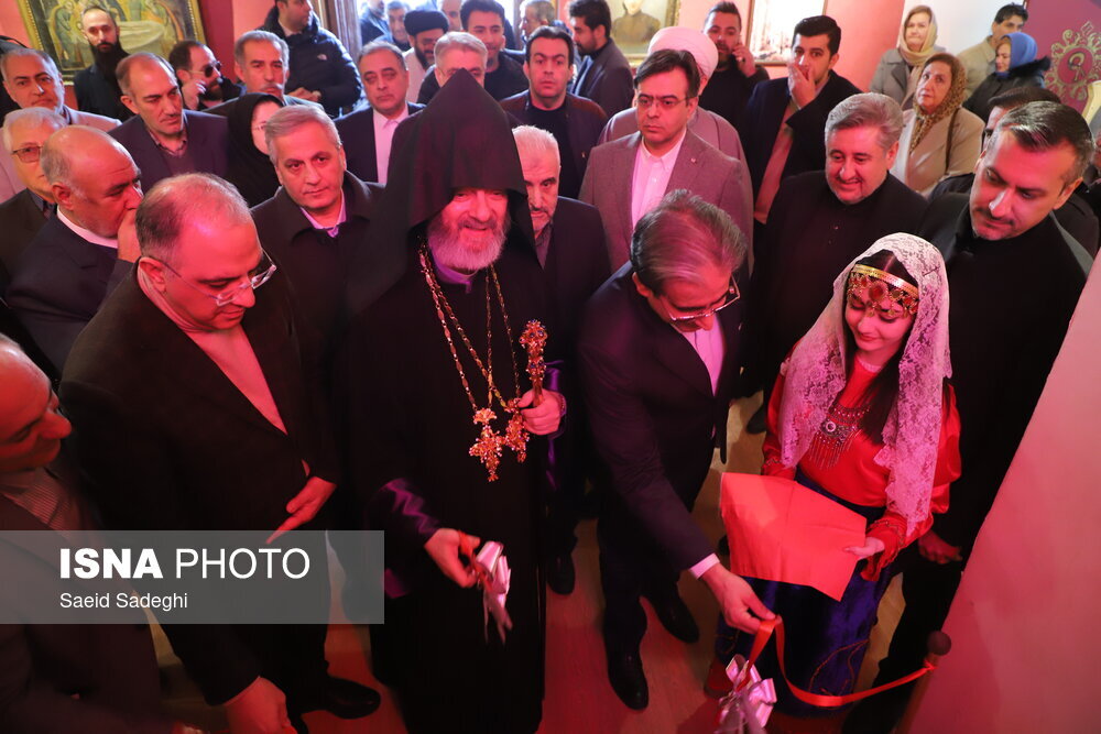 مراسم تولد و غسل تعمید حضرت عیسی (ع) در تبریز