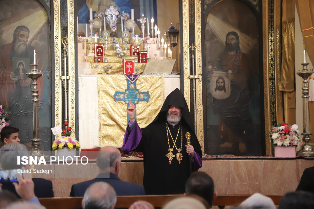 مراسم تولد و غسل تعمید حضرت عیسی (ع) در تبریز