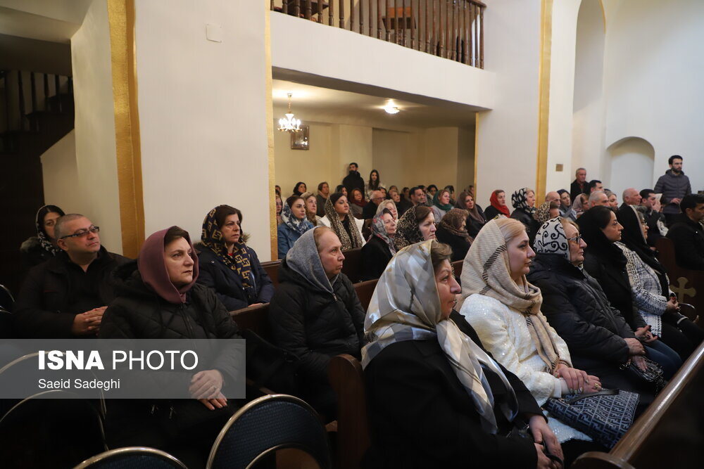 مراسم تولد و غسل تعمید حضرت عیسی (ع) در تبریز