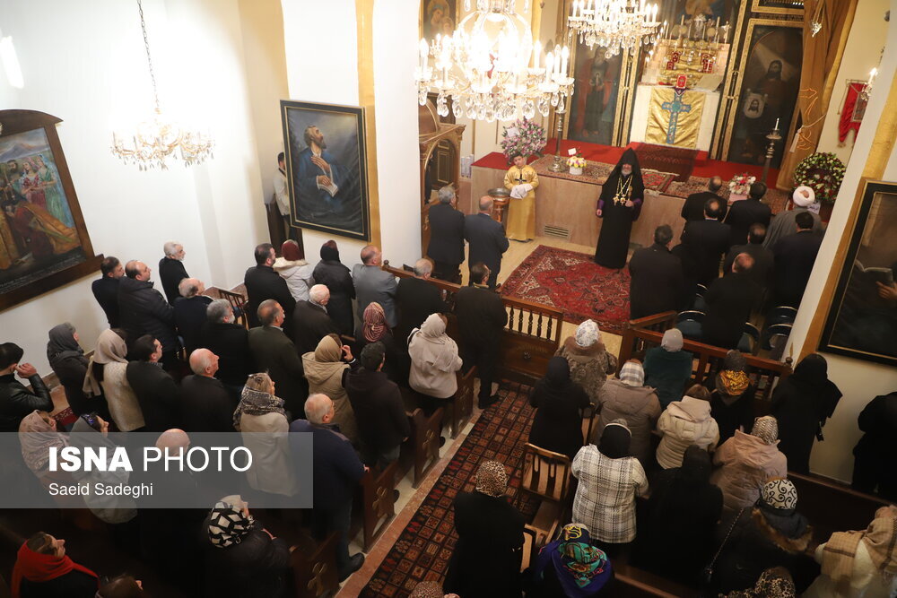 مراسم تولد و غسل تعمید حضرت عیسی (ع) در تبریز