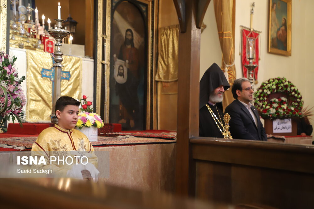 مراسم تولد و غسل تعمید حضرت عیسی (ع) در تبریز