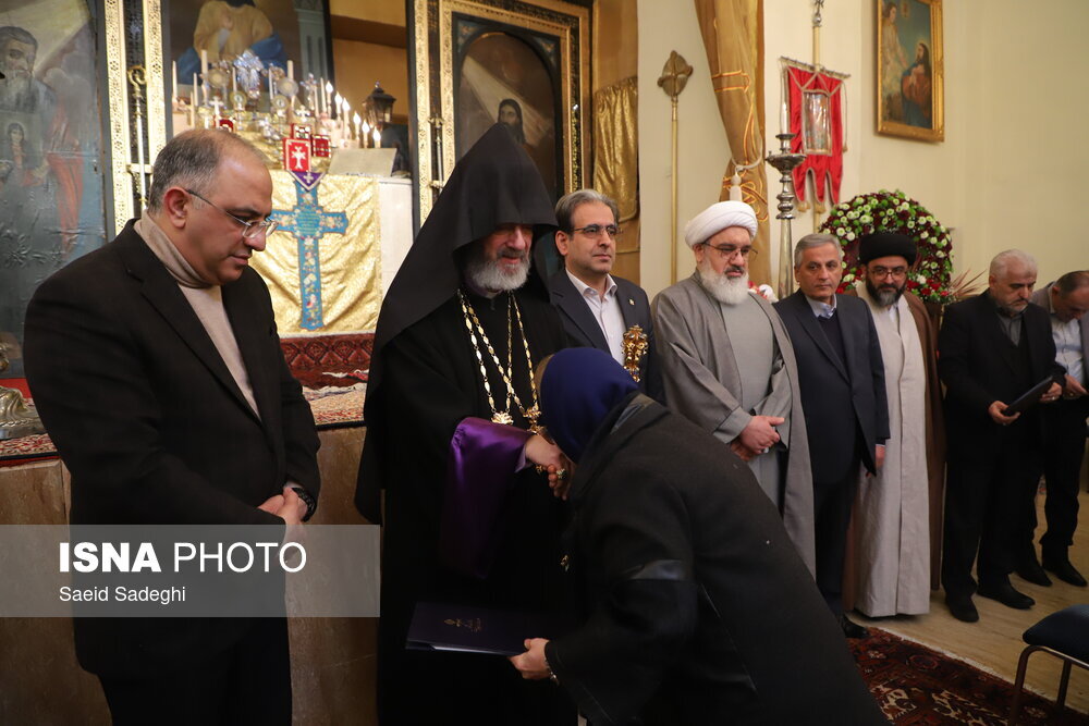 مراسم تولد و غسل تعمید حضرت عیسی (ع) در تبریز