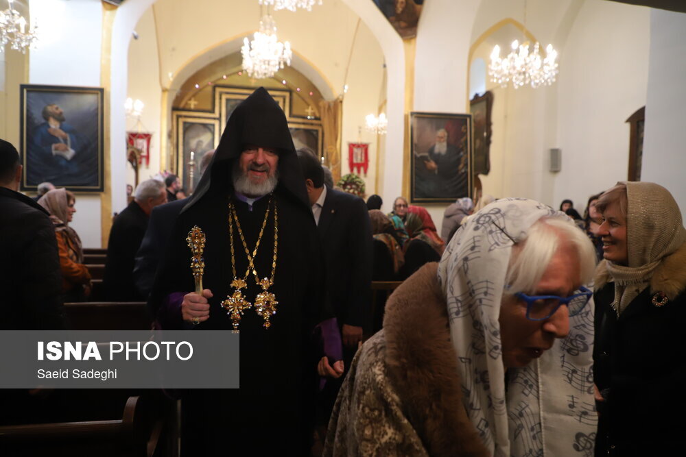 مراسم تولد و غسل تعمید حضرت عیسی (ع) در تبریز