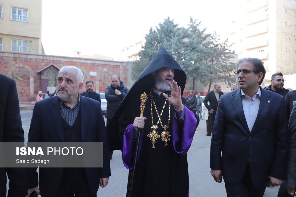 مراسم تولد و غسل تعمید حضرت عیسی (ع) در تبریز