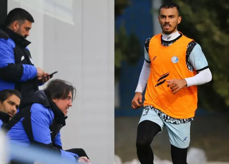 جلسه خصوصی مدافع مغضوب استقلال با ساپینتو