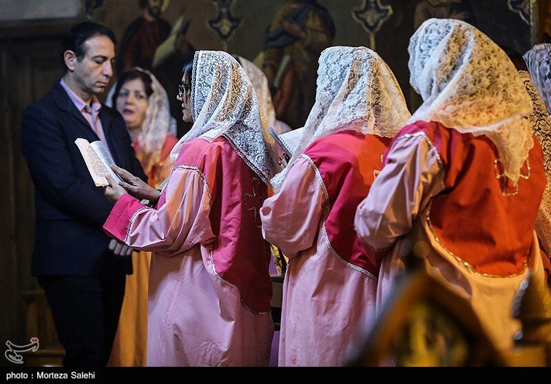 آیین مذهبی میلاد مسیح در کلیسای بتلحم مقدس-اصفهان