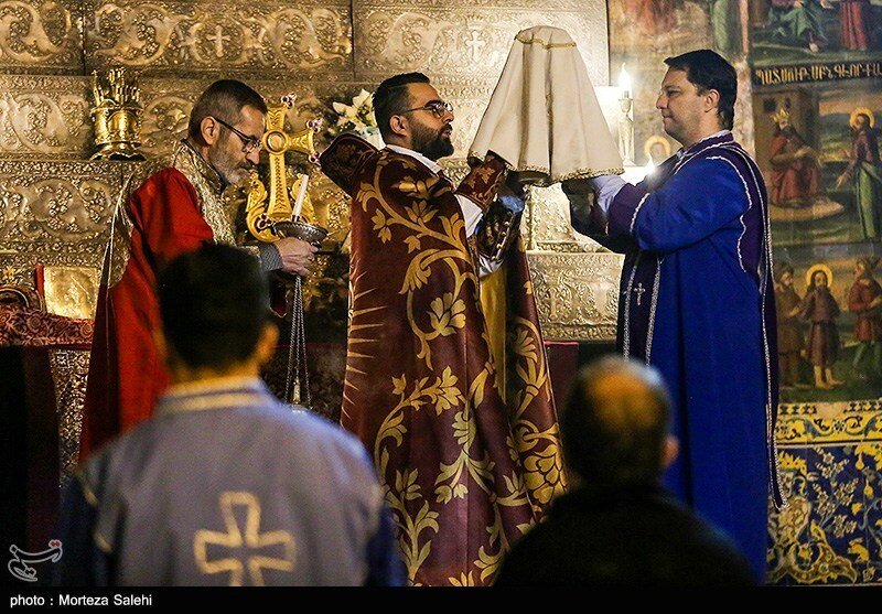 آیین مذهبی میلاد مسیح در کلیسای بتلحم مقدس-اصفهان