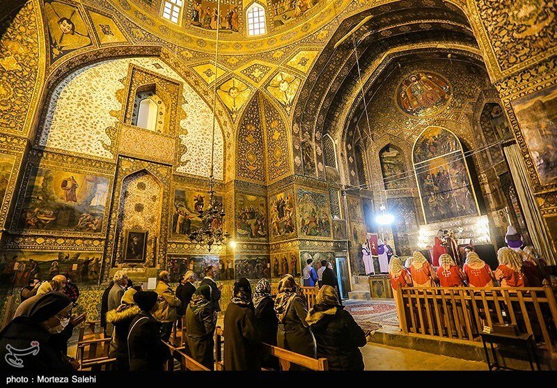 آیین مذهبی میلاد مسیح در کلیسای بتلحم مقدس-اصفهان