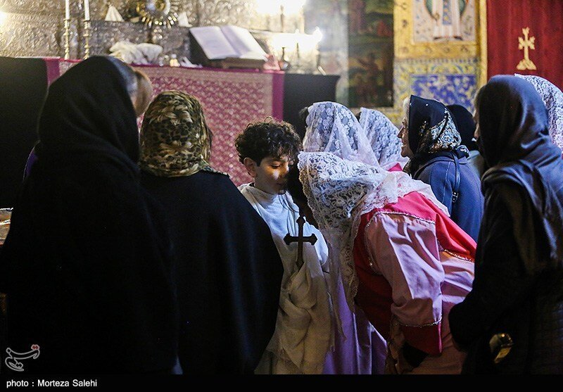 آیین مذهبی میلاد مسیح در کلیسای بتلحم مقدس-اصفهان