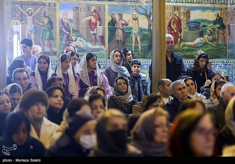 آیین مذهبی میلاد مسیح در کلیسای بتلحم مقدس-اصفهان