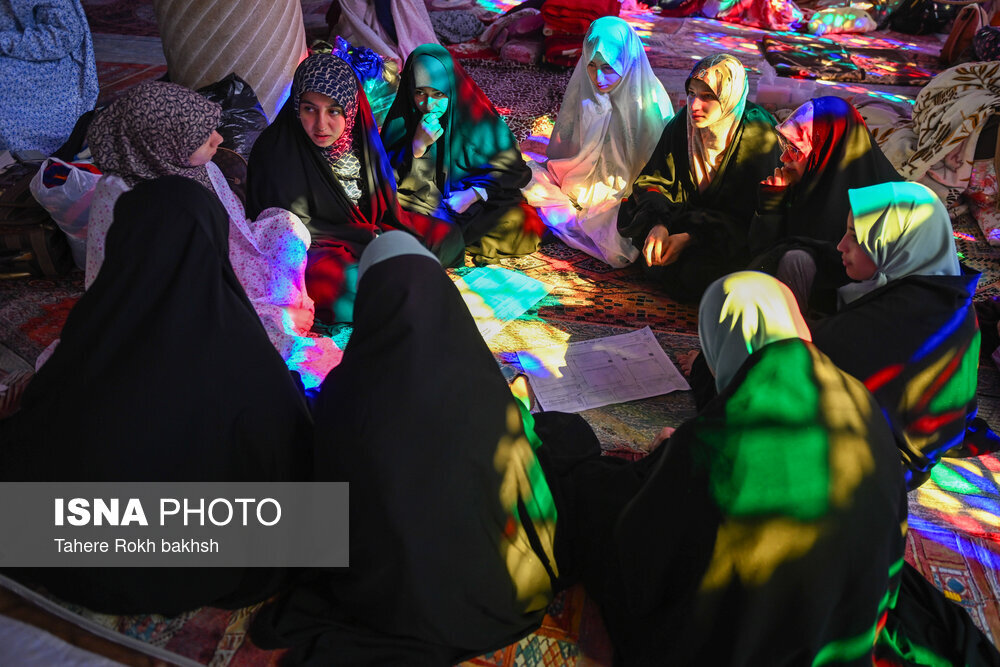 عکس/مراسم معنوی اعتکاف در مسجد نصیرالملک - شیراز