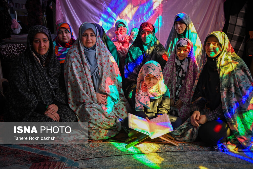 عکس/مراسم معنوی اعتکاف در مسجد نصیرالملک - شیراز