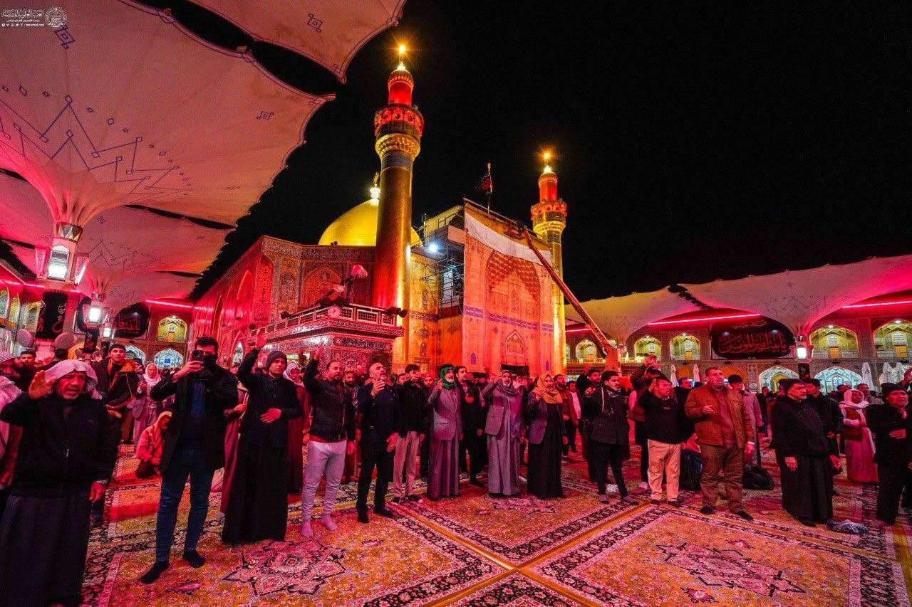 مجلس عزای زائران علوی در سوگ ام المصائب