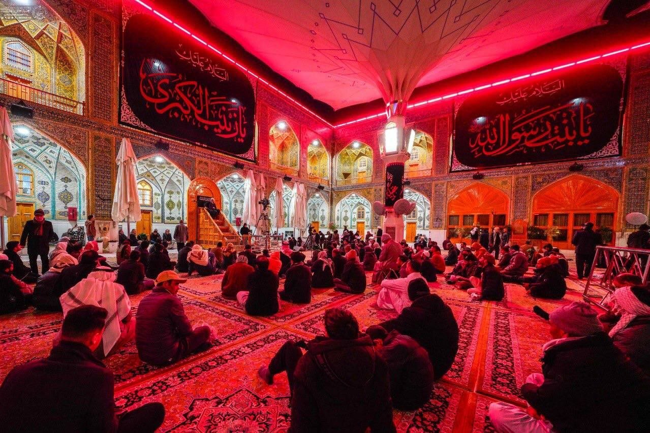 مجلس عزای زائران علوی در سوگ ام المصائب