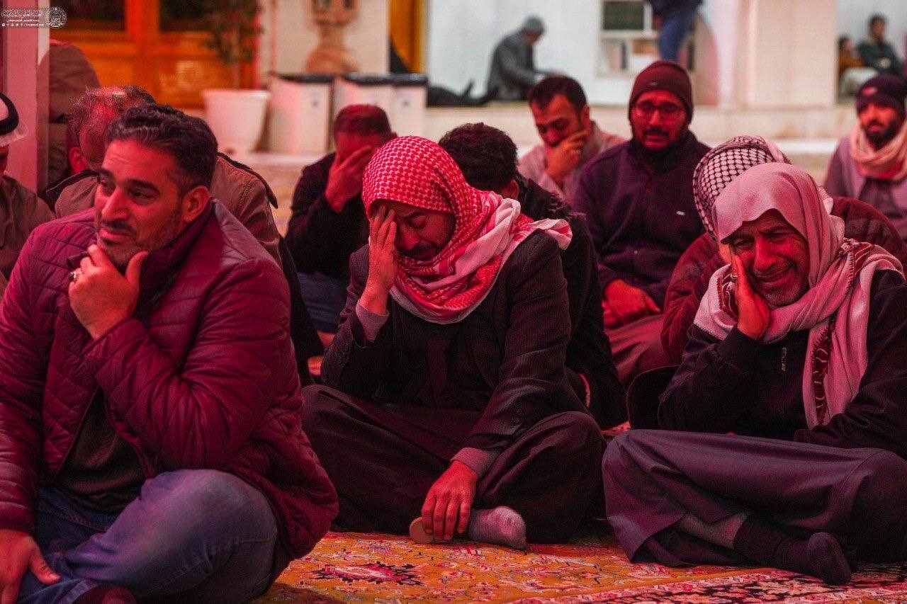 مجلس عزای زائران علوی در سوگ ام المصائب