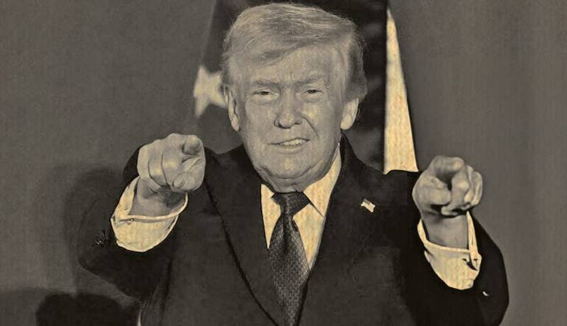 ترامپ و ژستی که بوی باروت می‌دهد