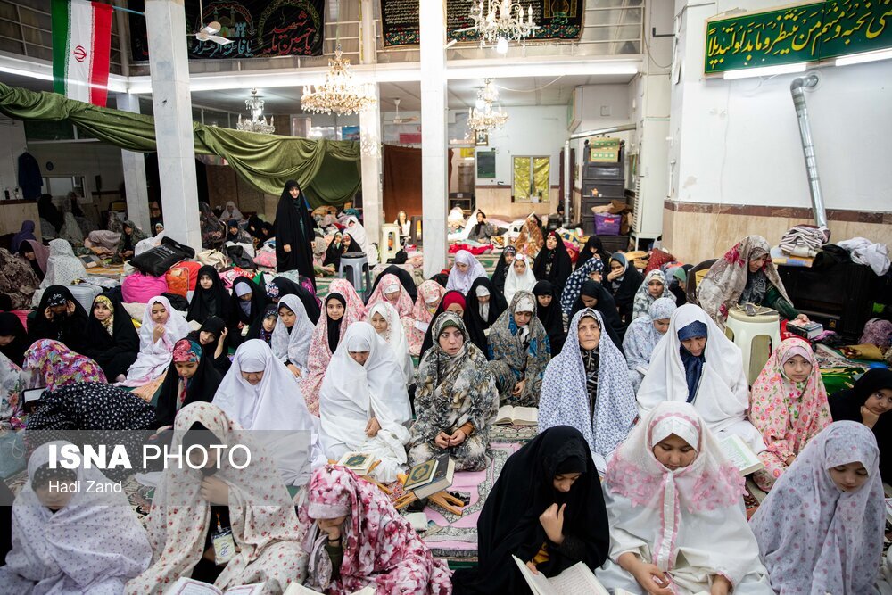 مراسم معنوی اعتکاف - تهران