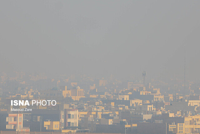 تداوم آلودگی هوای تهران تا جمعه/ پیش‌بینی باد و باران برای شنبه
