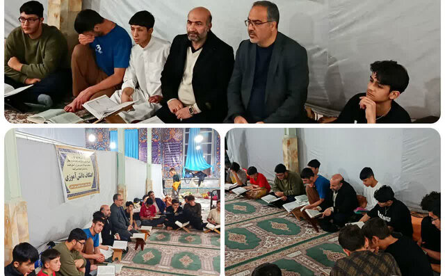حضور ۶۵۰ دانشآموز ملایری در اعتکاف ماه رجب